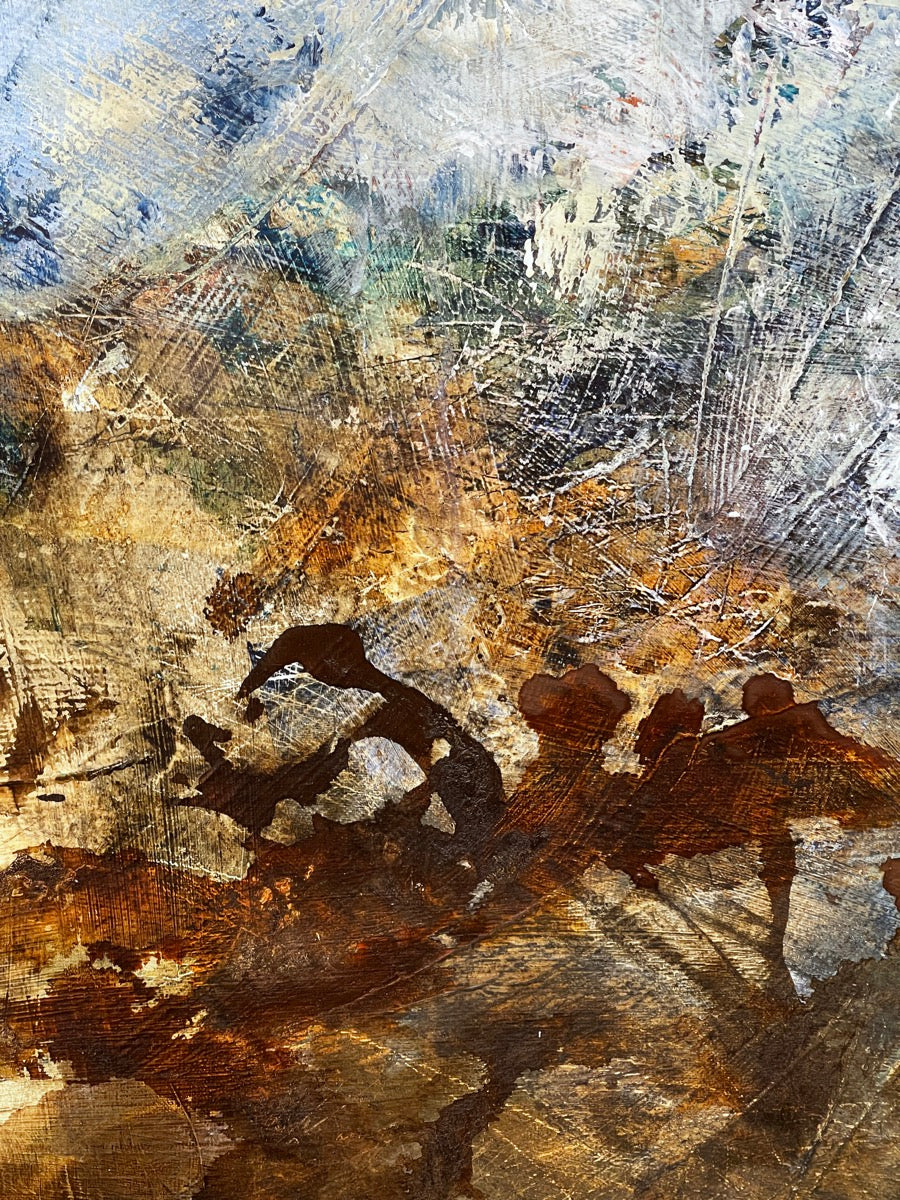 Serene Turbulence <br>91x91x2 cm<br>35.8”x35.8”x0.8”