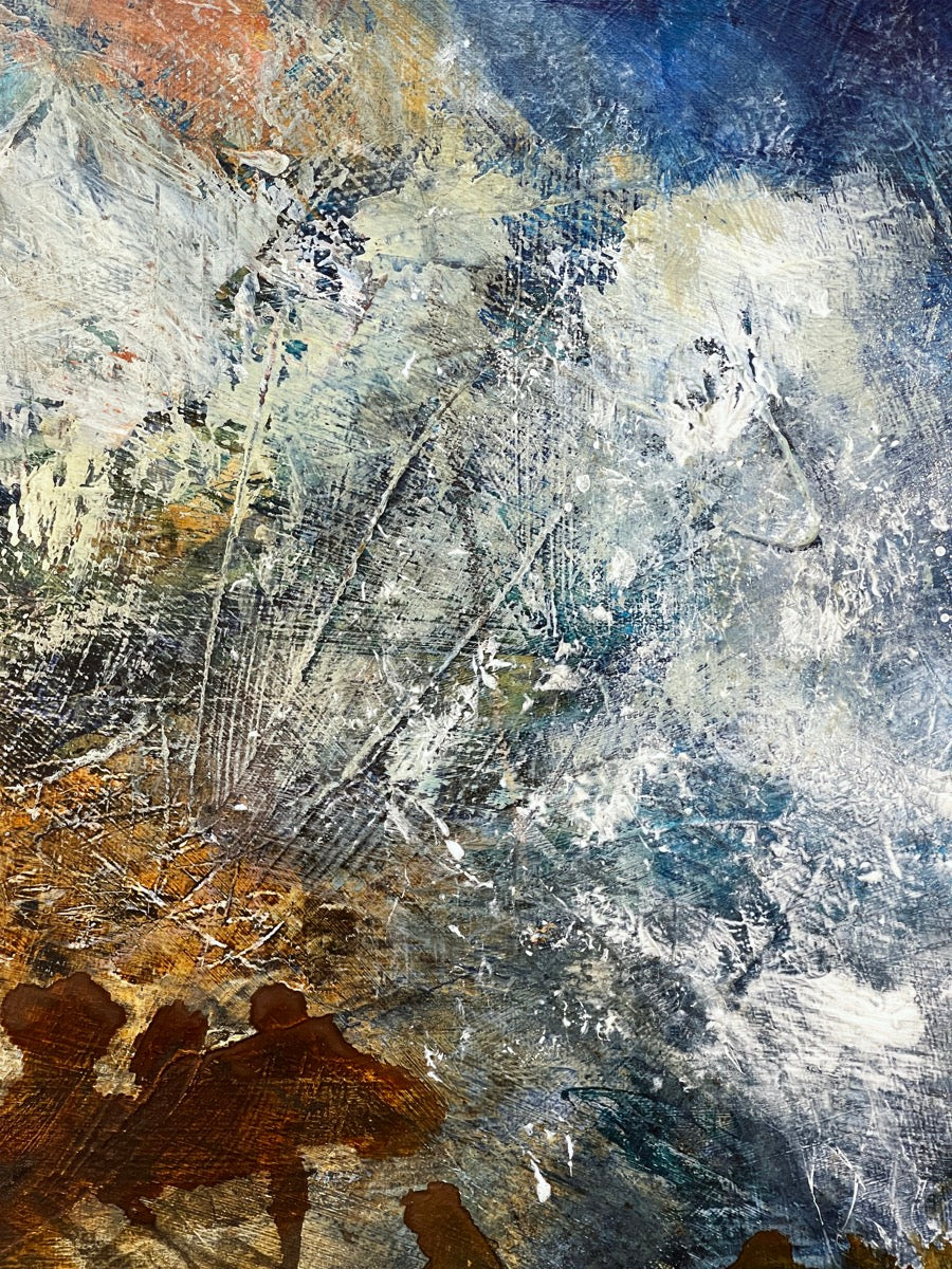 Serene Turbulence <br>91x91x2 cm<br>35.8”x35.8”x0.8”