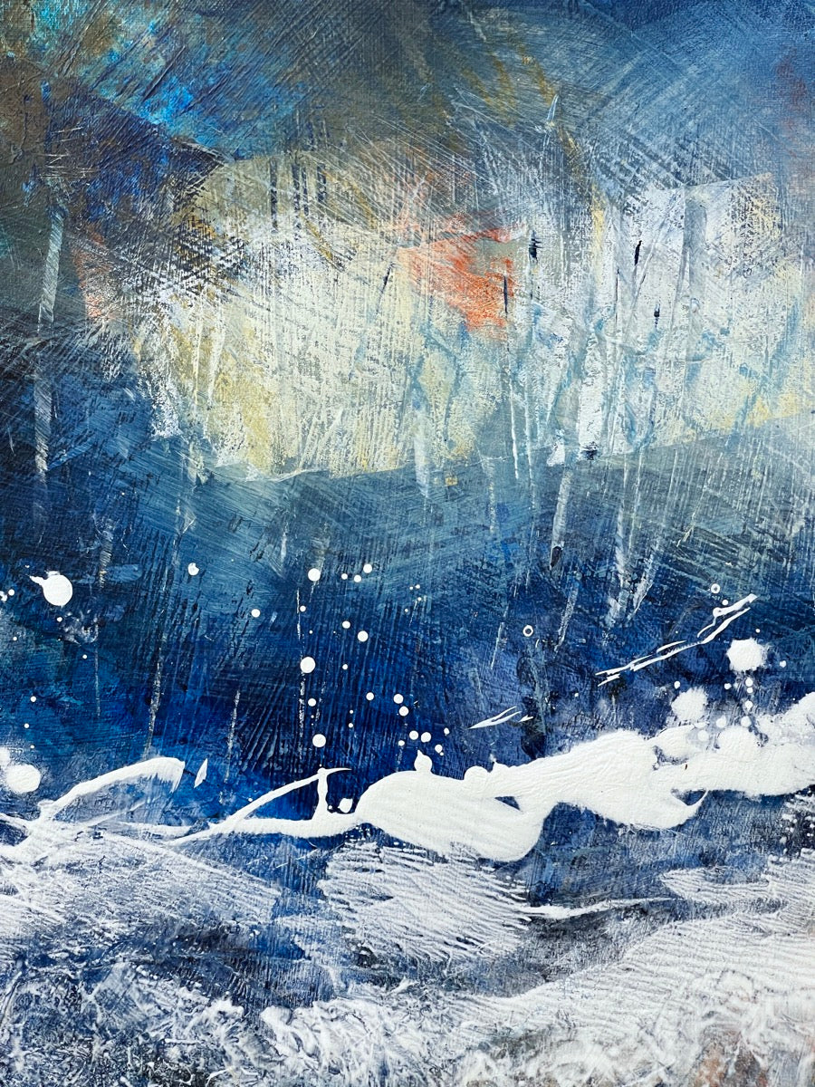 Serene Turbulence <br>91x91x2 cm<br>35.8”x35.8”x0.8”
