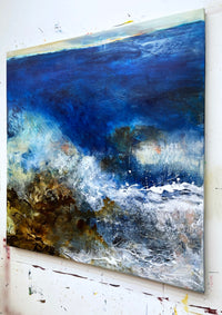 Serene Turbulence <br>91x91x2 cm<br>35.8”x35.8”x0.8”