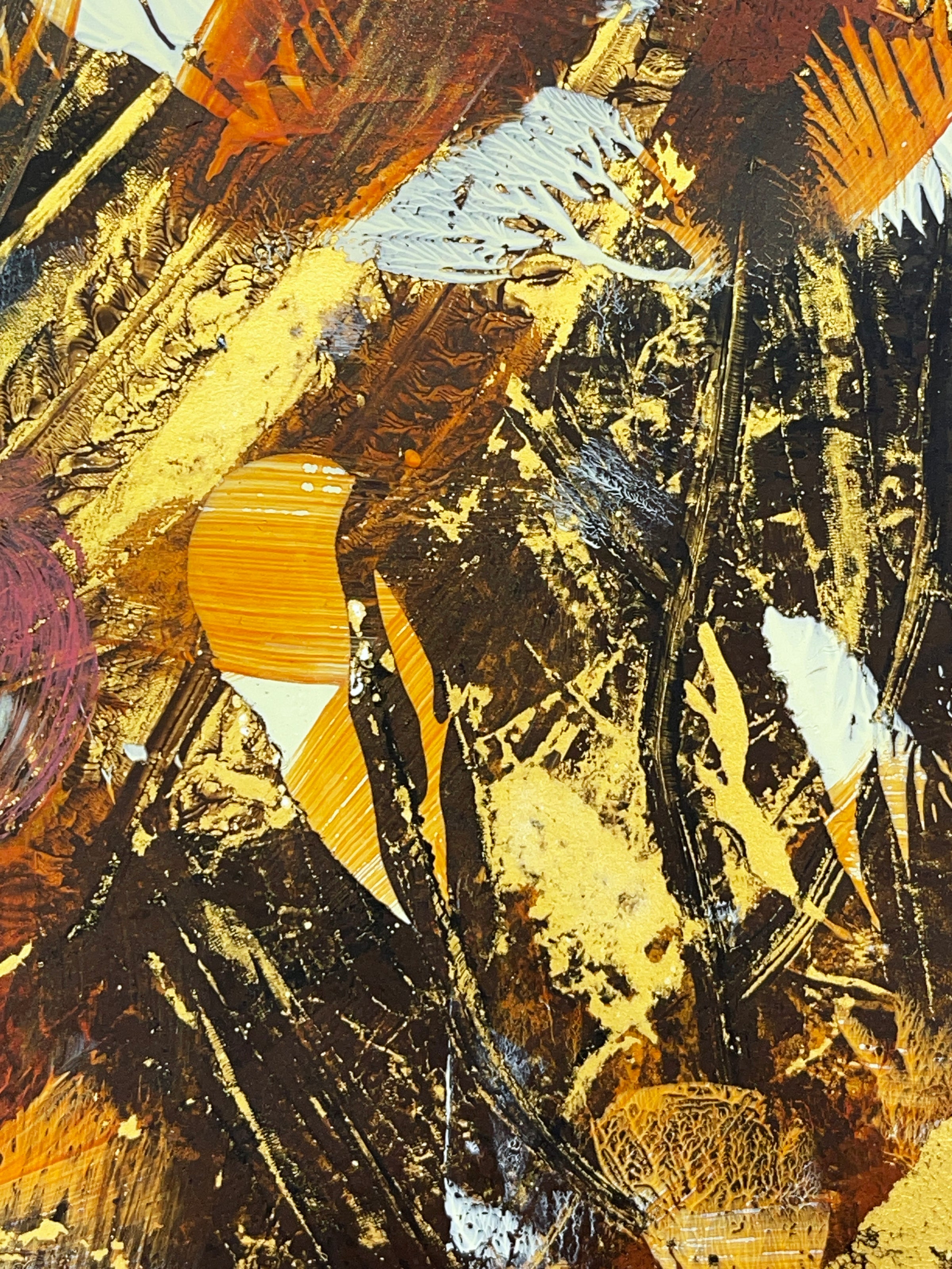 Sudden Movement <br>14x14 cm, 25x25 cm with mat<br>5.5”x5.5”, 9.8`’x9.8” with mat