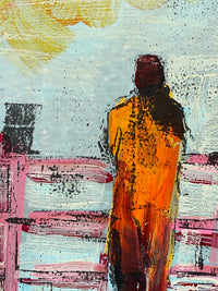 The Departure <br>14x14 cm, 25x25 cm with mat<br>5.5”x5.5”, 9.8`’x9.8” with mat