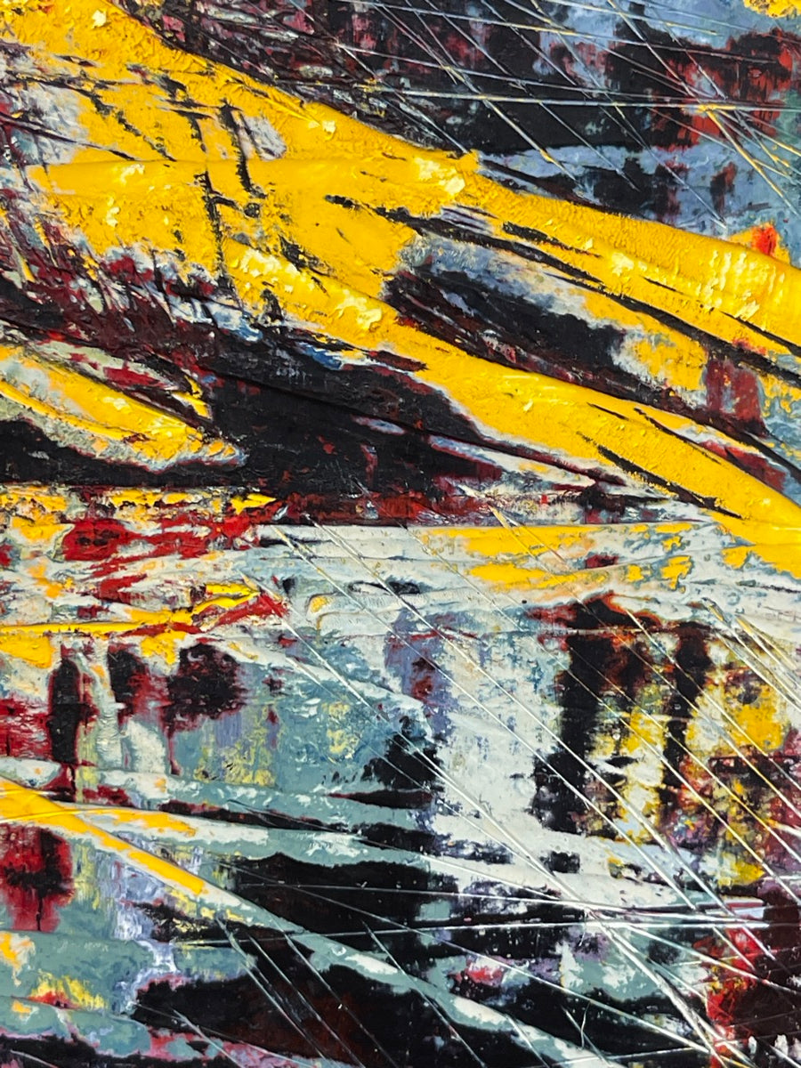 The End Of Reason <br>125x50x2.5 cm<br>49.2”x19.7”x1"