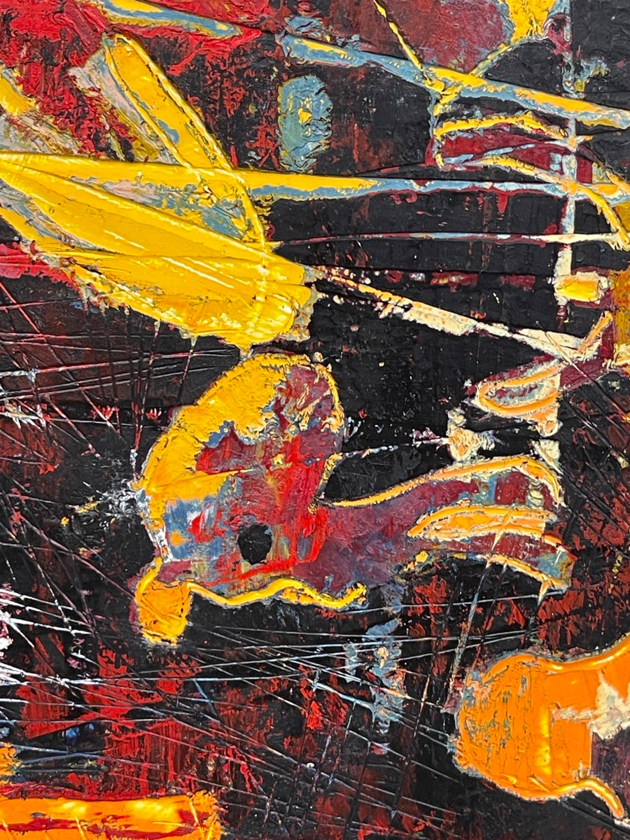 The End Of Reason <br>125x50x2.5 cm<br>49.2”x19.7”x1"