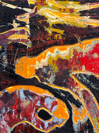 The End Of Reason <br>125x50x2.5 cm<br>49.2”x19.7”x1"