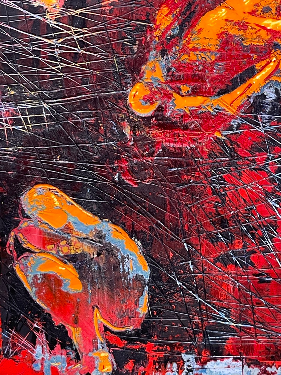 The End Of Reason <br>125x50x2.5 cm<br>49.2”x19.7”x1"