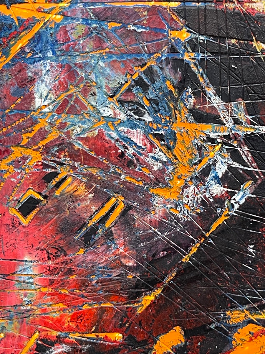 The End Of Reason <br>125x50x2.5 cm<br>49.2”x19.7”x1"