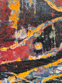 The End Of Reason <br>125x50x2.5 cm<br>49.2”x19.7”x1"