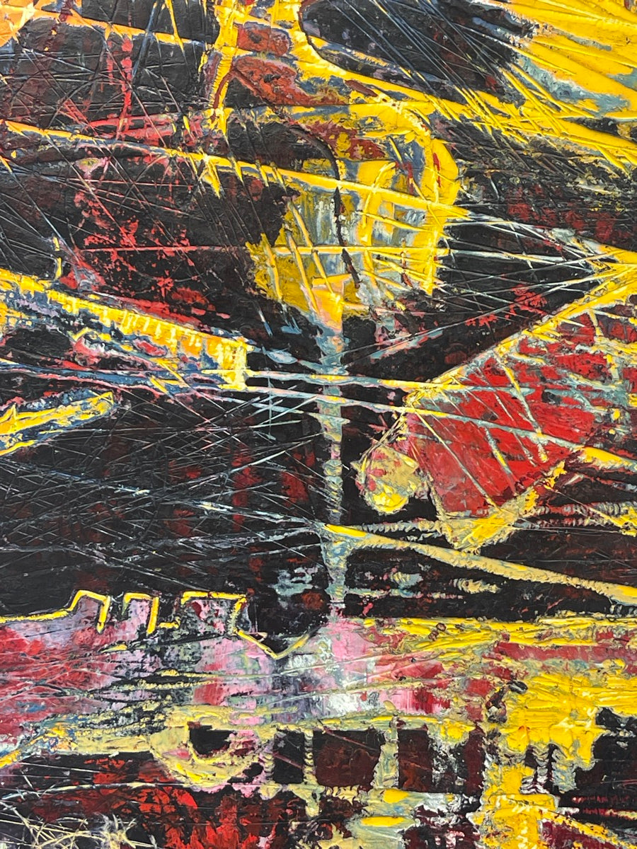 The End Of Reason <br>125x50x2.5 cm<br>49.2”x19.7”x1"