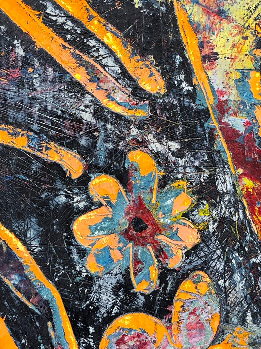 The End Of Reason <br>125x50x2.5 cm<br>49.2”x19.7”x1"