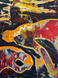 The End Of Reason <br>125x50x2.5 cm<br>49.2”x19.7”x1"