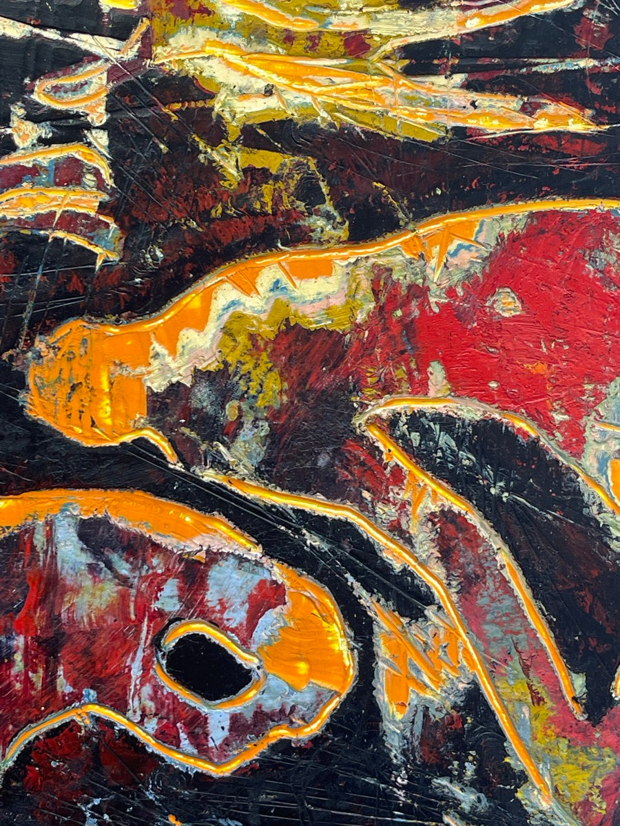 The End Of Reason <br>125x50x2.5 cm<br>49.2”x19.7”x1"