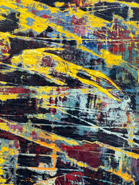 The End Of Reason <br>125x50x2.5 cm<br>49.2”x19.7”x1"