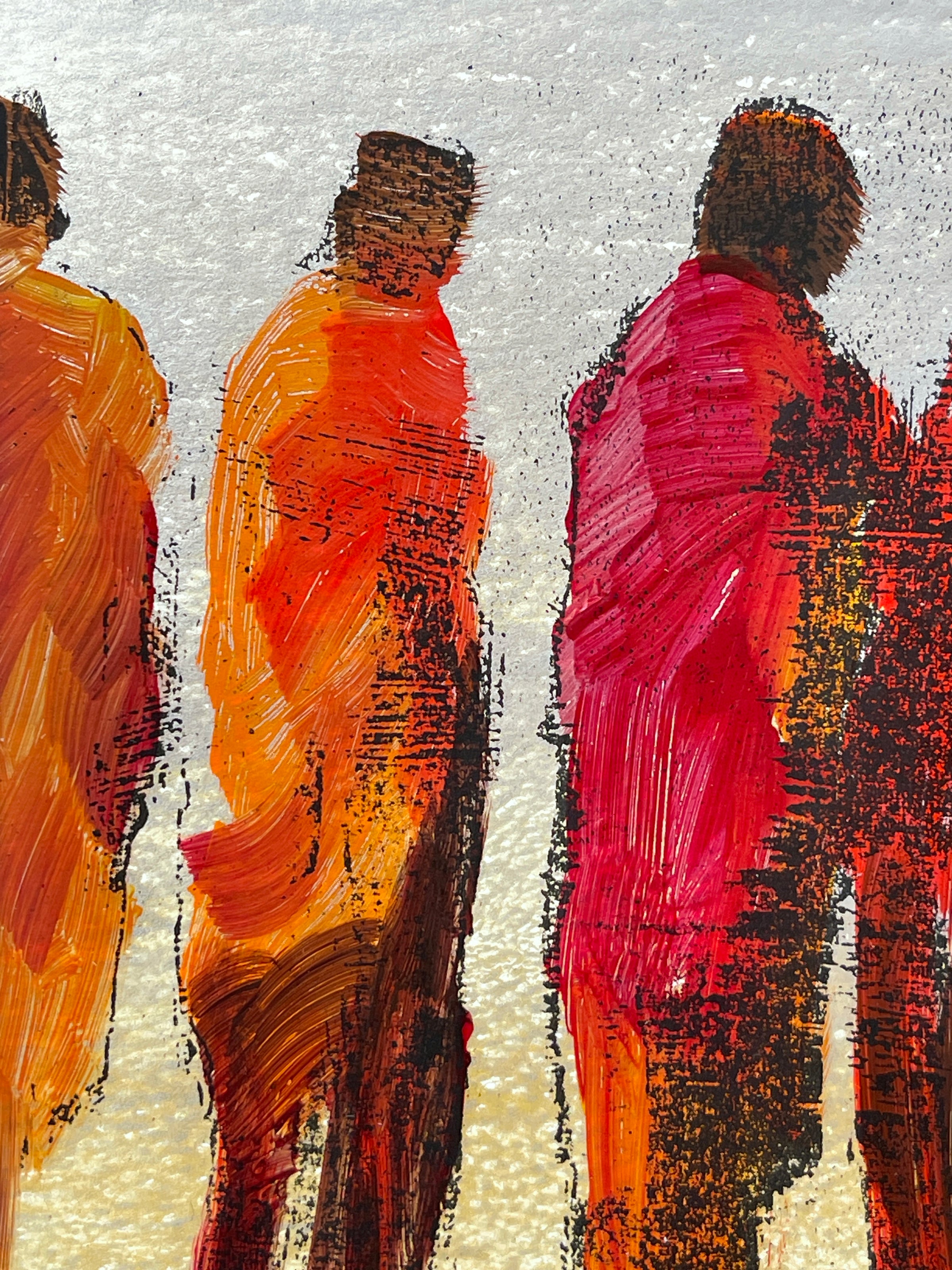 The Six Of Us<br>14x14 cm, 25x25 cm with mat<br>5.5”x5.5”, 9.8`’x9.8” with mat