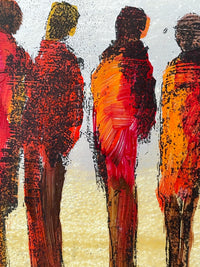 The Six Of Us<br>14x14 cm, 25x25 cm with mat<br>5.5”x5.5”, 9.8`’x9.8” with mat