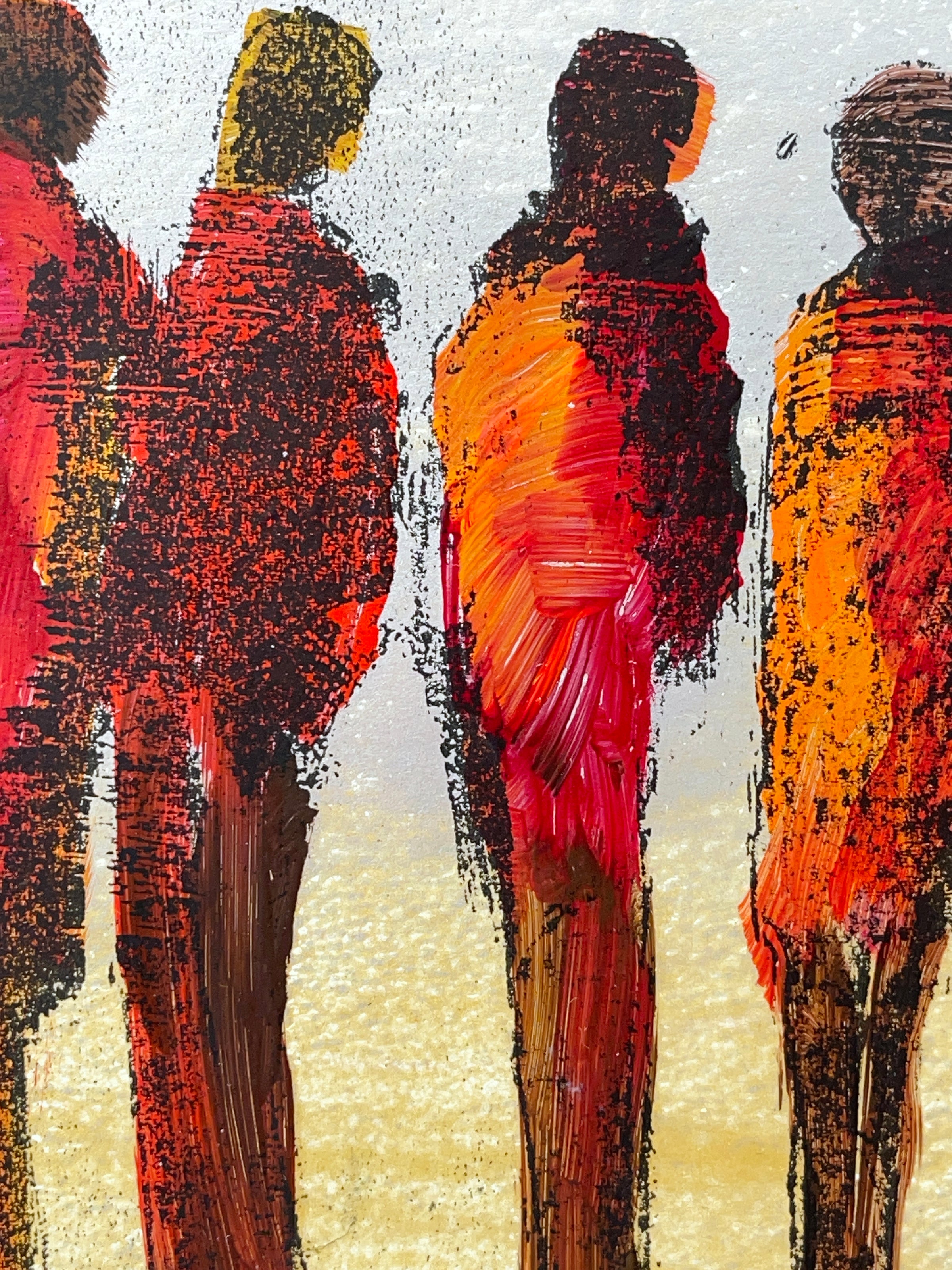 The Six Of Us<br>14x14 cm, 25x25 cm with mat<br>5.5”x5.5”, 9.8`’x9.8” with mat