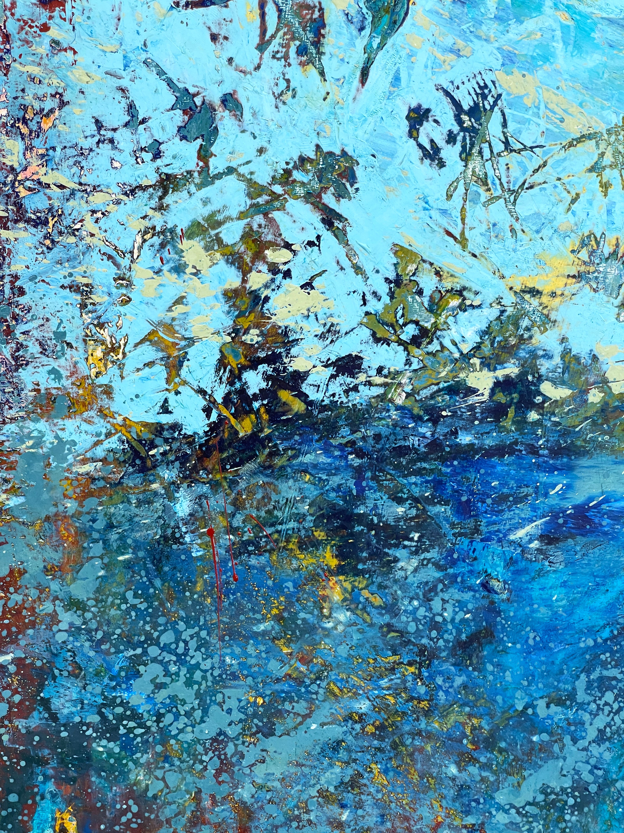 Counting Breaths <br>105x105x2.5 cm<br>41.3”x41.3”x1”