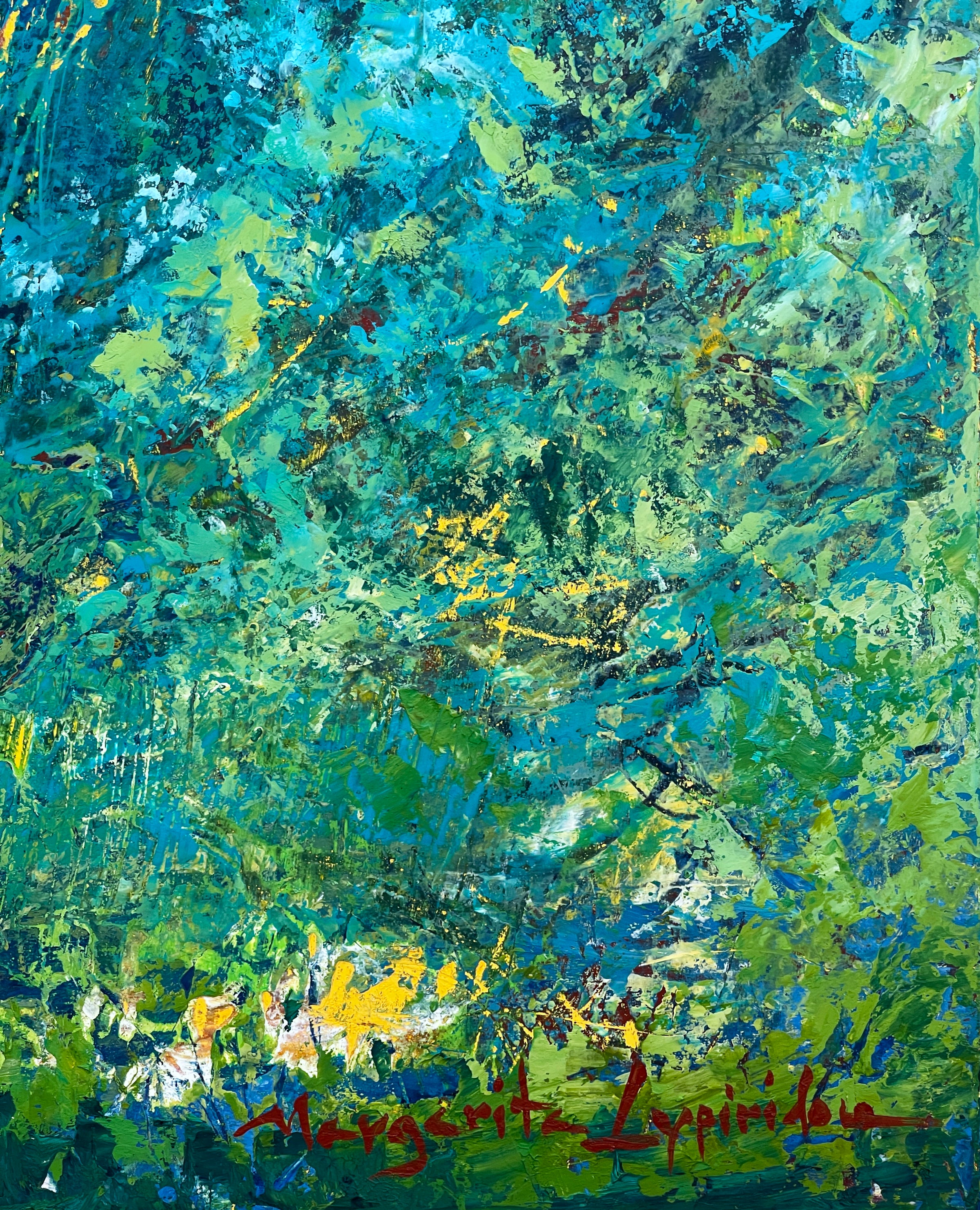 Counting Breaths <br>105x105x2.5 cm<br>41.3”x41.3”x1”