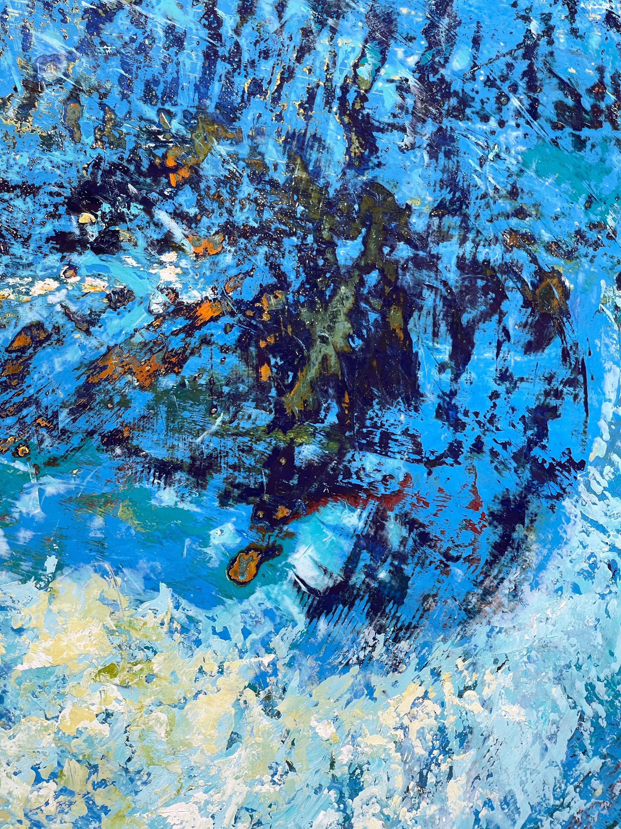 Counting Breaths <br>105x105x2.5 cm<br>41.3”x41.3”x1”
