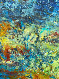 Counting Breaths <br>105x105x2.5 cm<br>41.3”x41.3”x1”