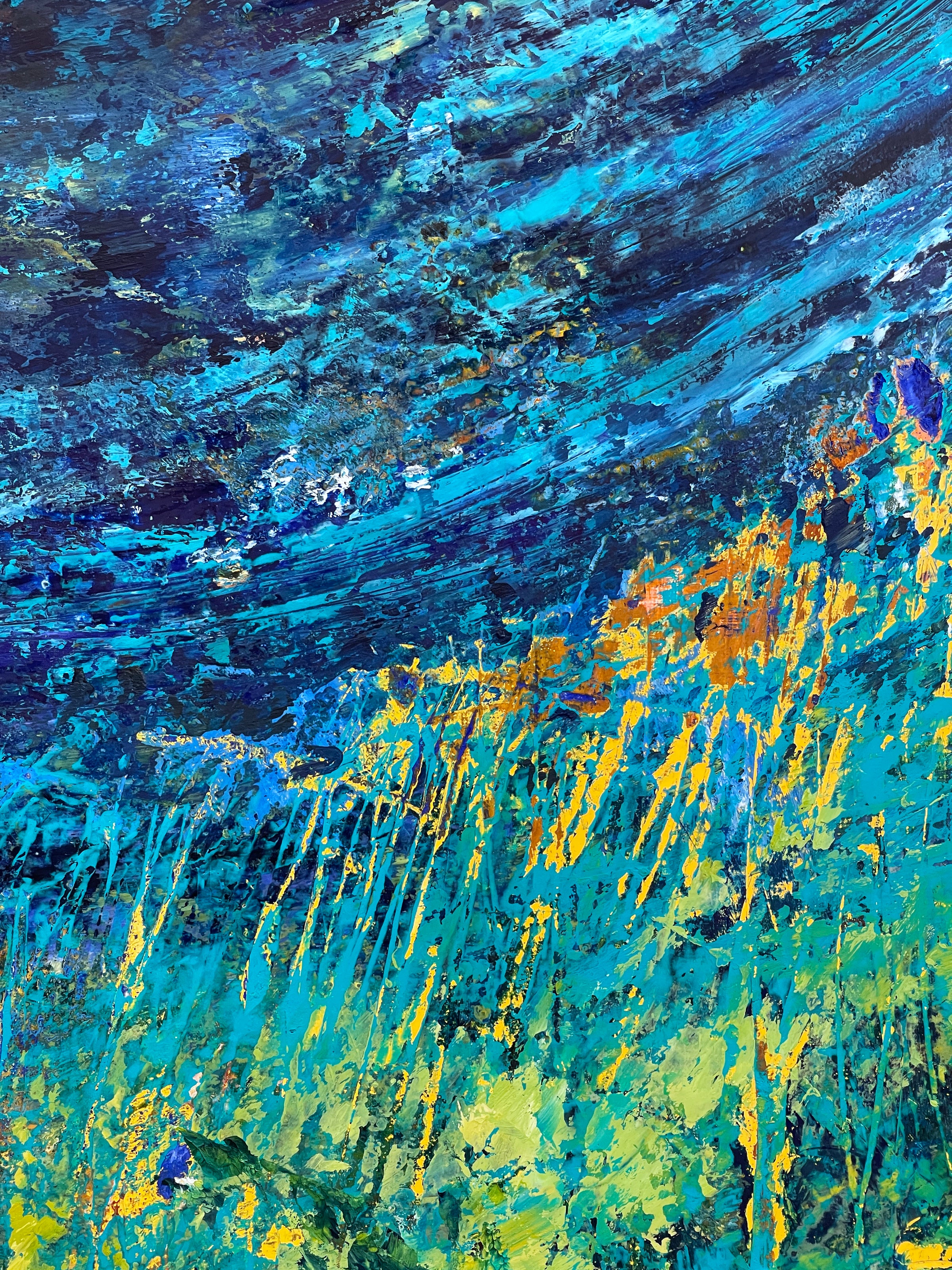 Counting Breaths <br>105x105x2.5 cm<br>41.3”x41.3”x1”
