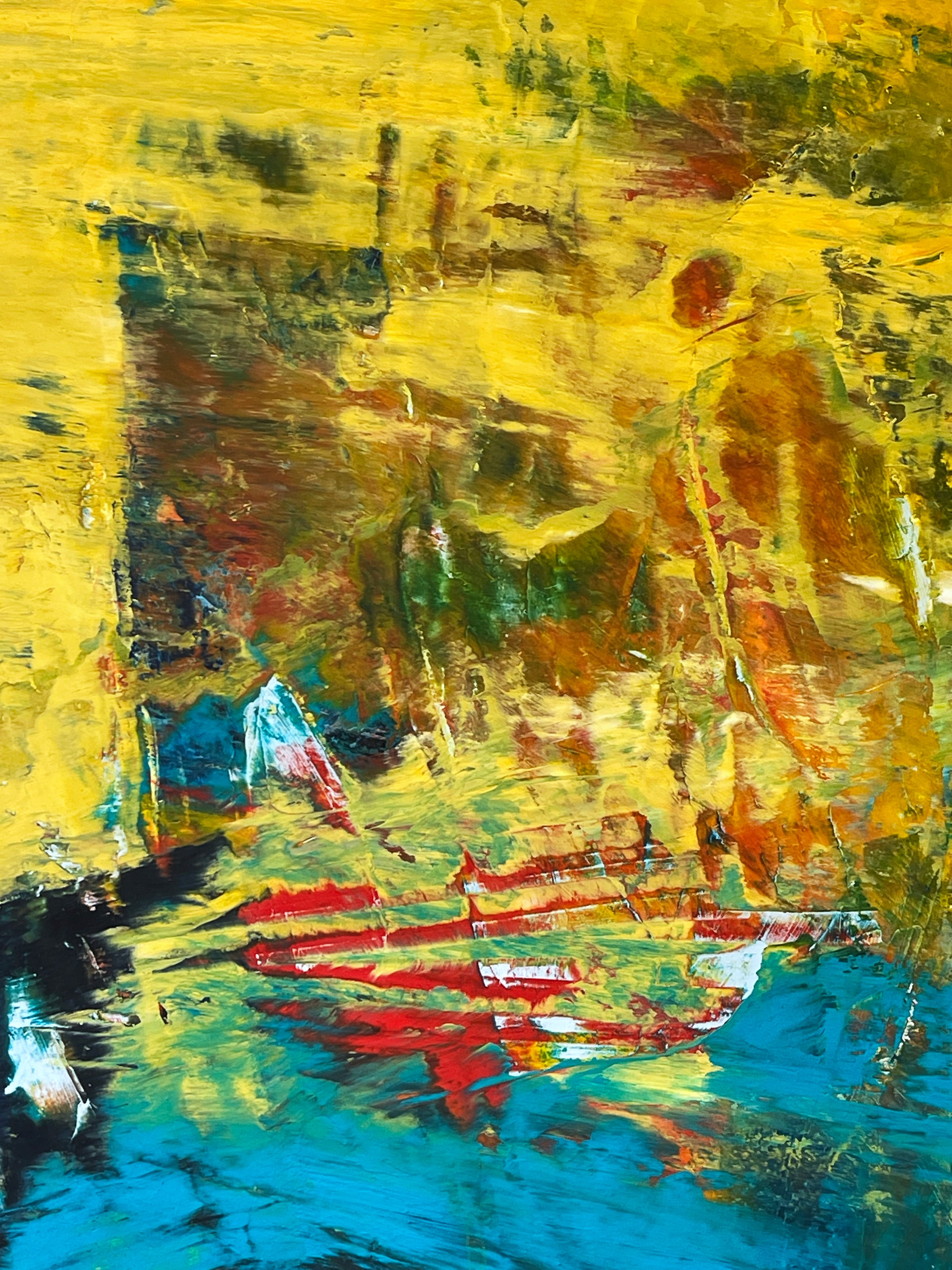 Liquid Space <br>50x149.5x2.5 cm<br>19.7”x58.9”x1”