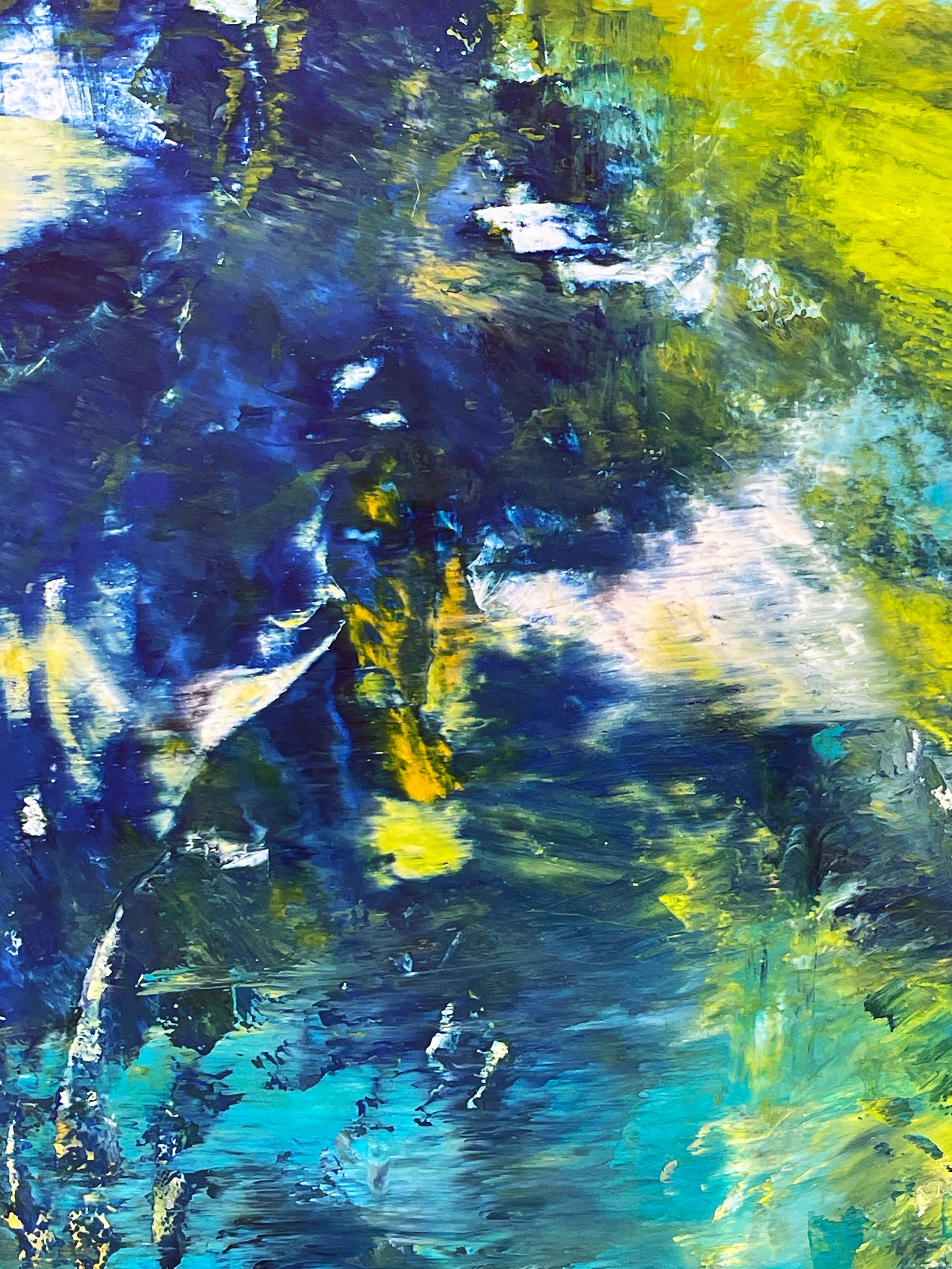 Liquid Space <br>50x149.5x2.5 cm<br>19.7”x58.9”x1”