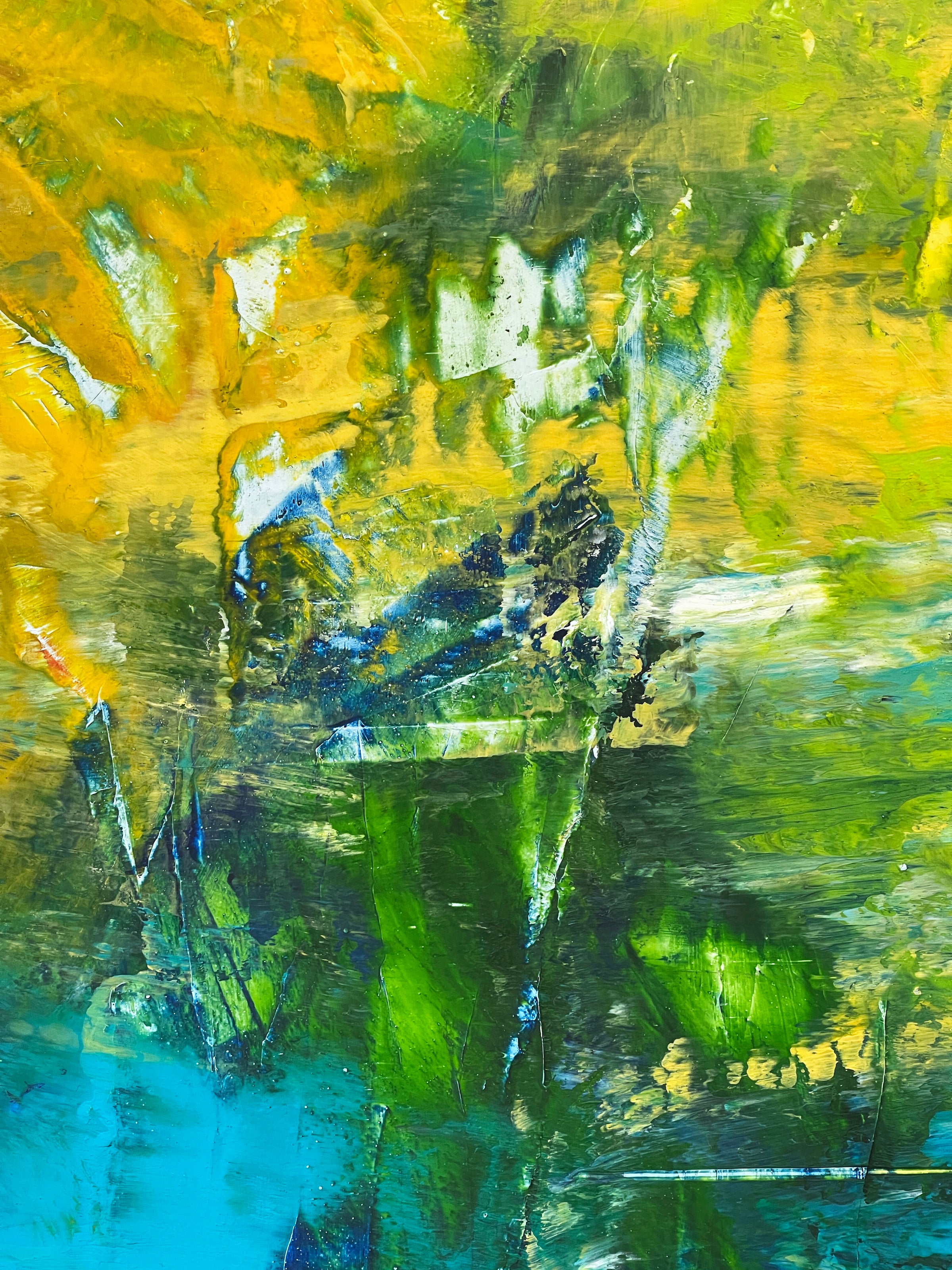 Liquid Space <br>50x149.5x2.5 cm<br>19.7”x58.9”x1”