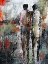 A Circle Of Two <br>121.9x91.4x4 cm<br>48”x36”x1.6”