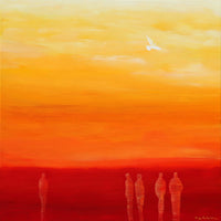À l’ aube <br>122x122x3.8 cm<br>48”x48”x1.5"