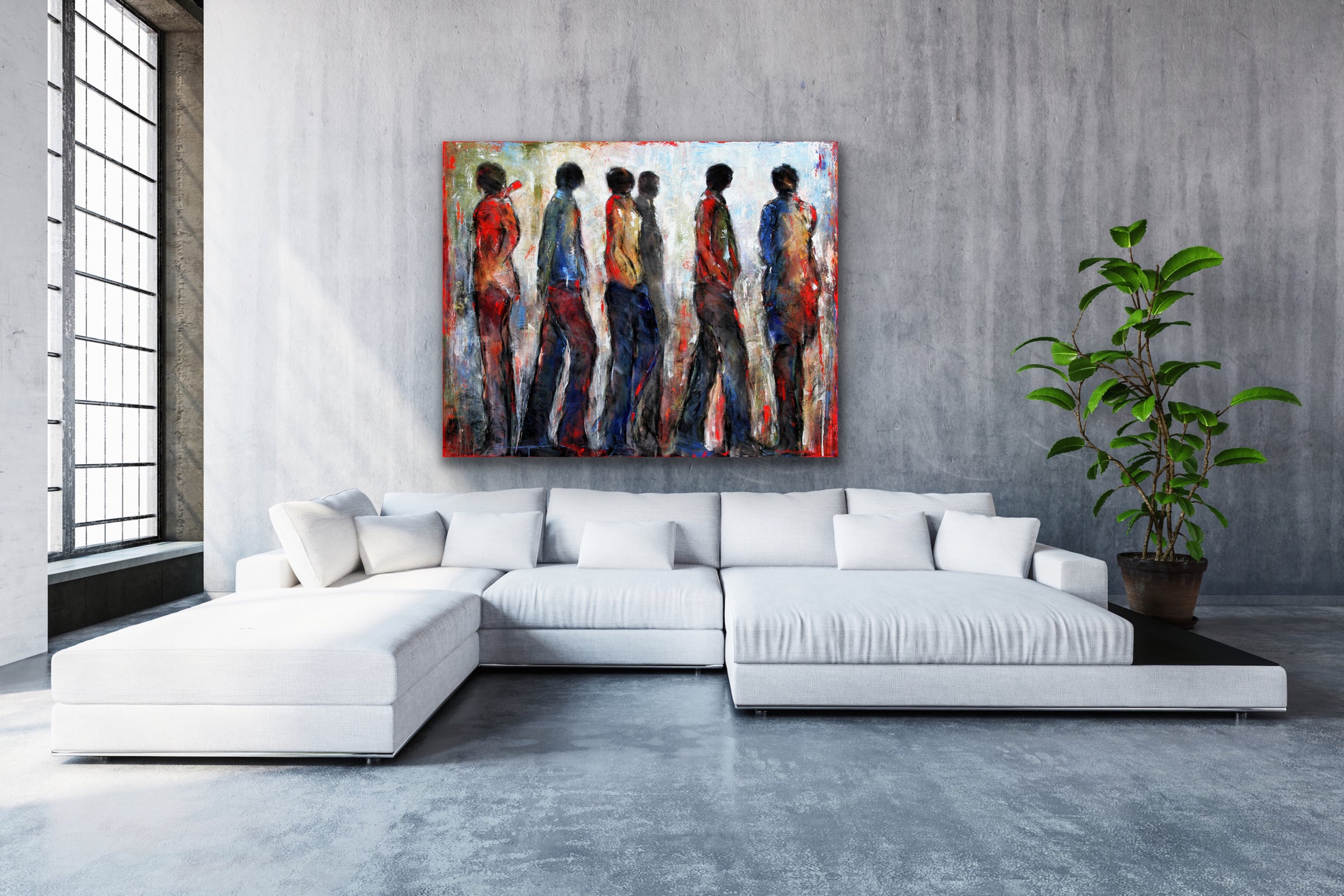 Across The Universe <br>122x152.4x3.8 cm<br>48”x60”x1.5"