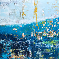 Au Fond de l'Inconnu <br>102x102x2 cm<br>40.2"x40.2"x0.8"