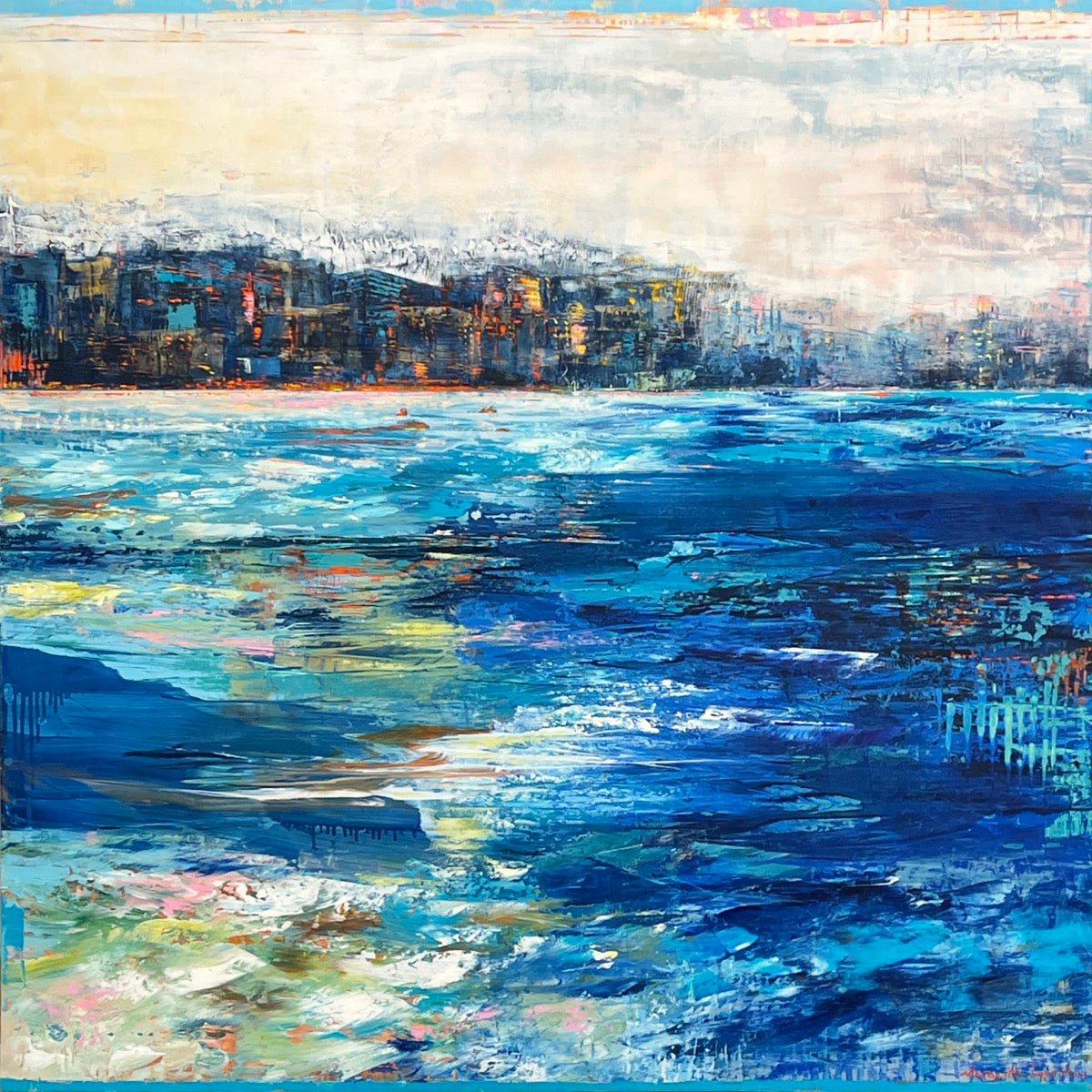 Bay View<br>104x104x3.8cm<br>41”x41”x1.5"