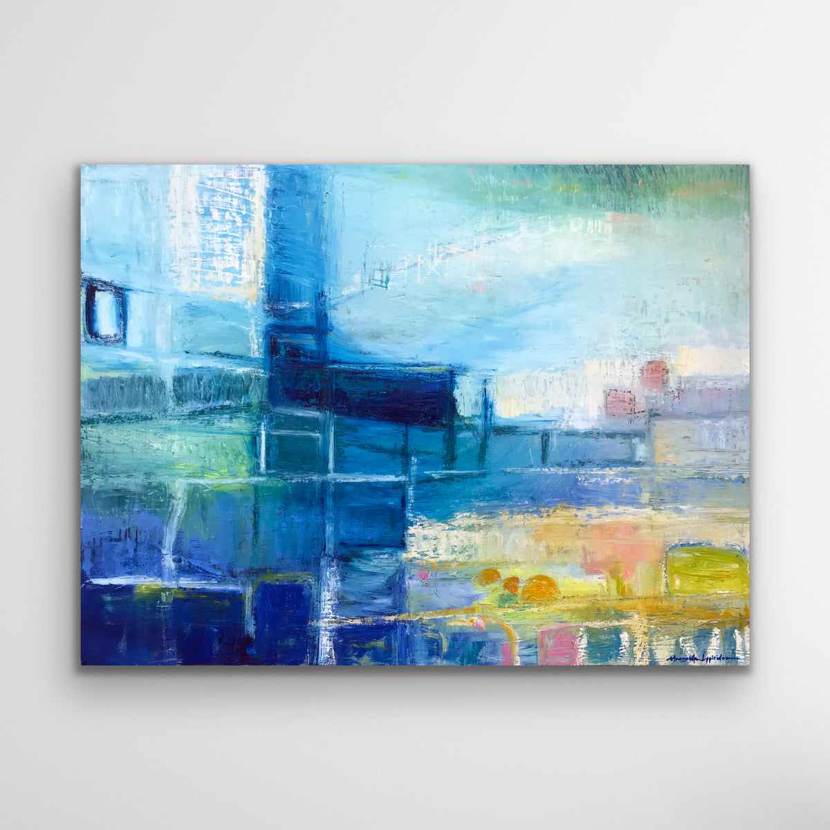 Between The Lines <br>76.2x101.6x3.8 cm<br>30”x40"x1.5"