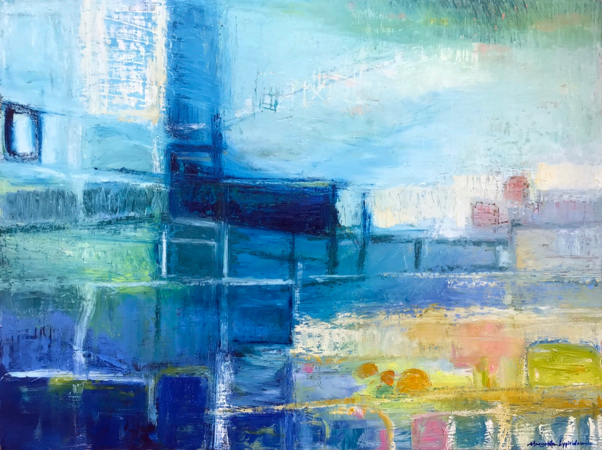 Between The Lines <br>76.2x101.6x3.8 cm<br>30”x40"x1.5"