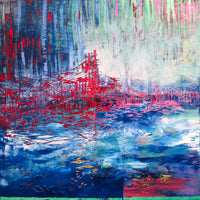 Beyond Dimensions <br>76.2x76.2x3.8 cm<br>30”x30"x1.5"