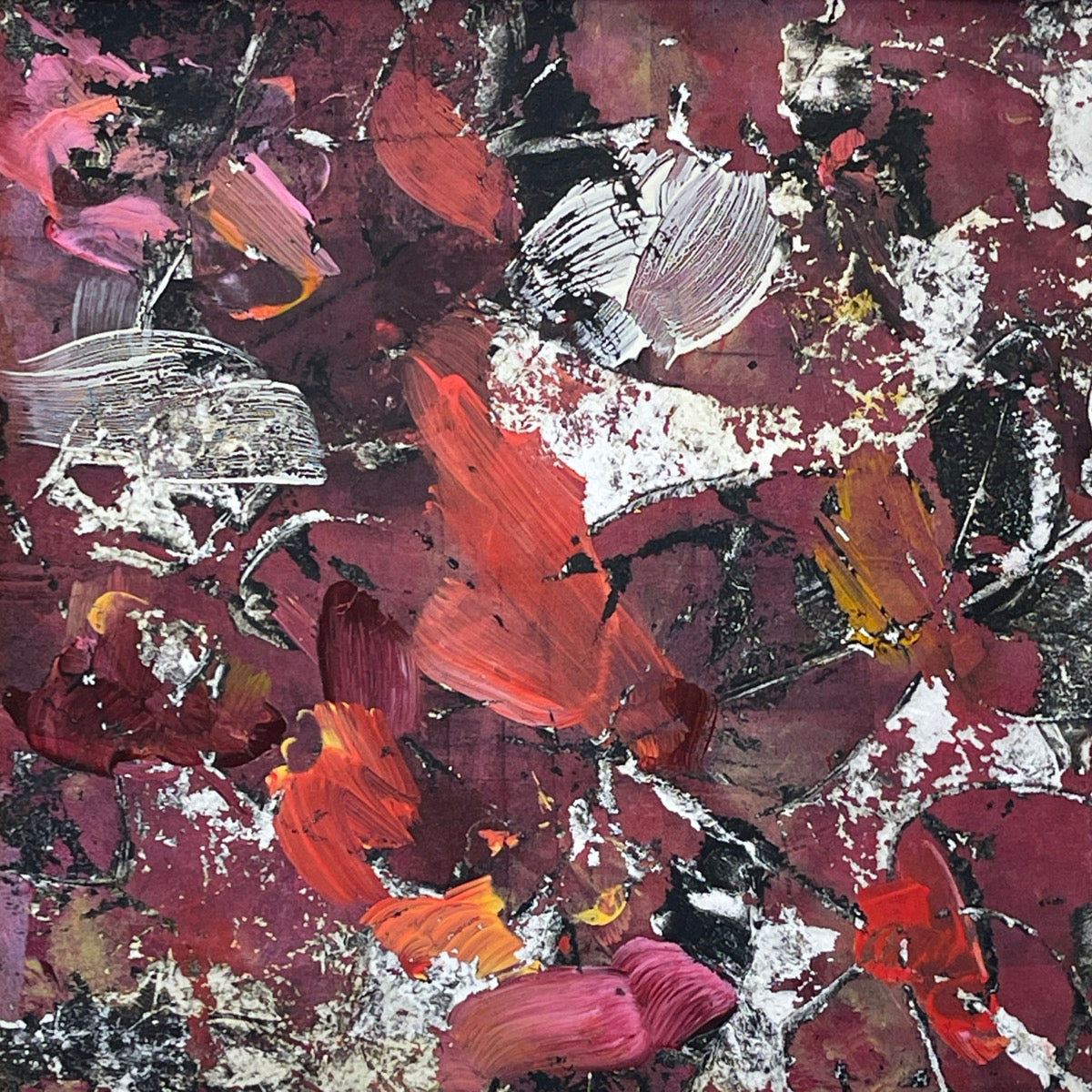 Bloom <br>14x14 cm, 25x25 cm with mat<br>5.5”x5.5”, 9.8`’x9.8” with mat