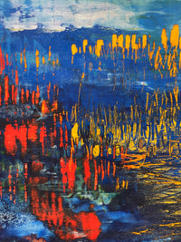 Carved Reflections<br>76.2x76.2x3cm<br>30”x30”x1.2”