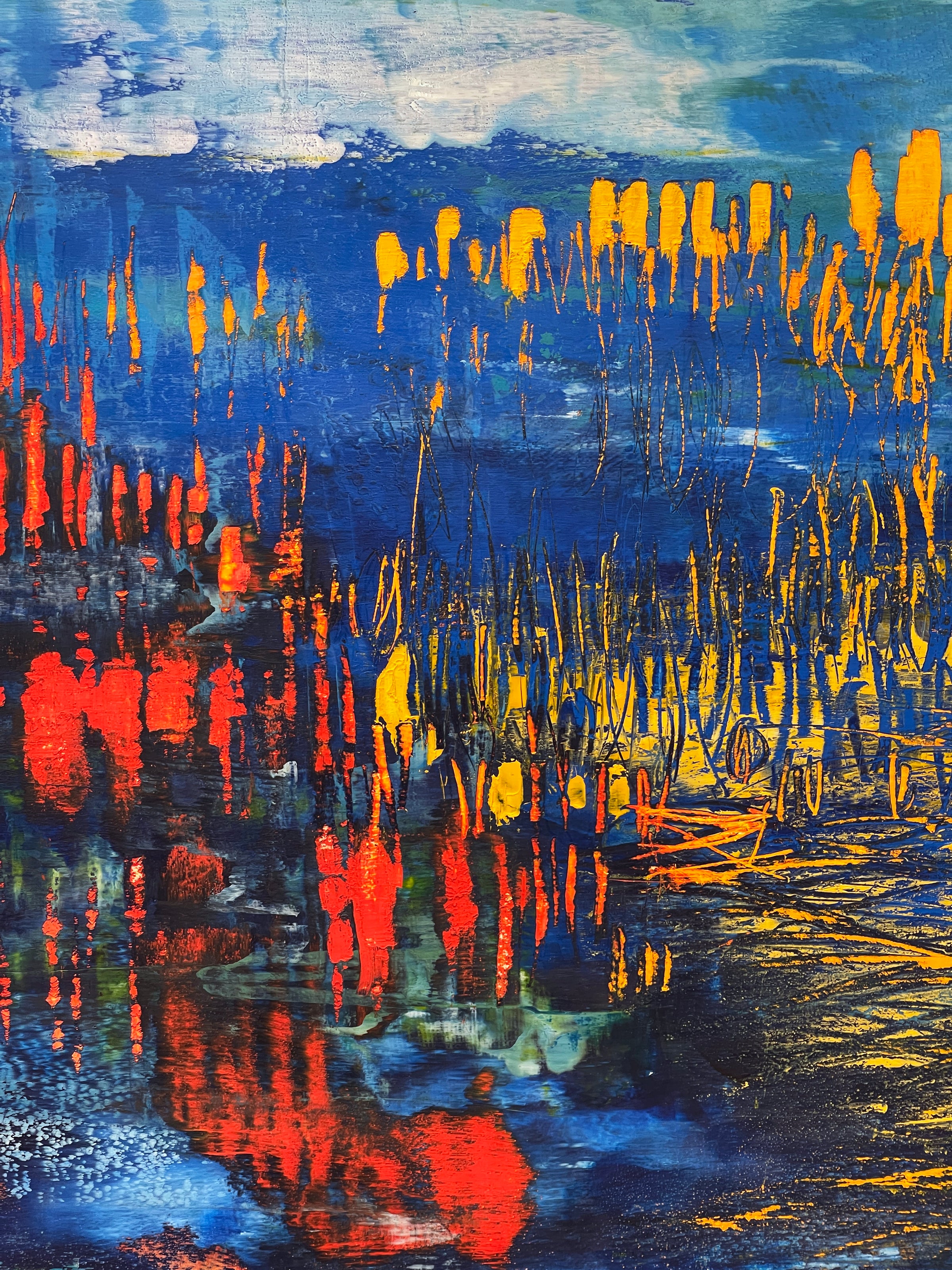 Carved Reflections<br>76.2x76.2x3cm<br>30”x30”x1.2”