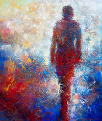 Cloud Walking<br>100x85x3 cm<br>39.4"x33.5"x1.2"