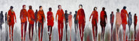 Comings And Goings <br>44.5x152.5x3 cm<br>17.5”x60”x1.2"