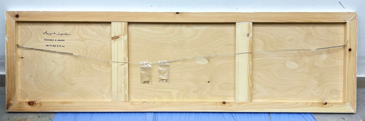 Comings And Goings <br>44.5x152.5x3 cm<br>17.5”x60”x1.2"