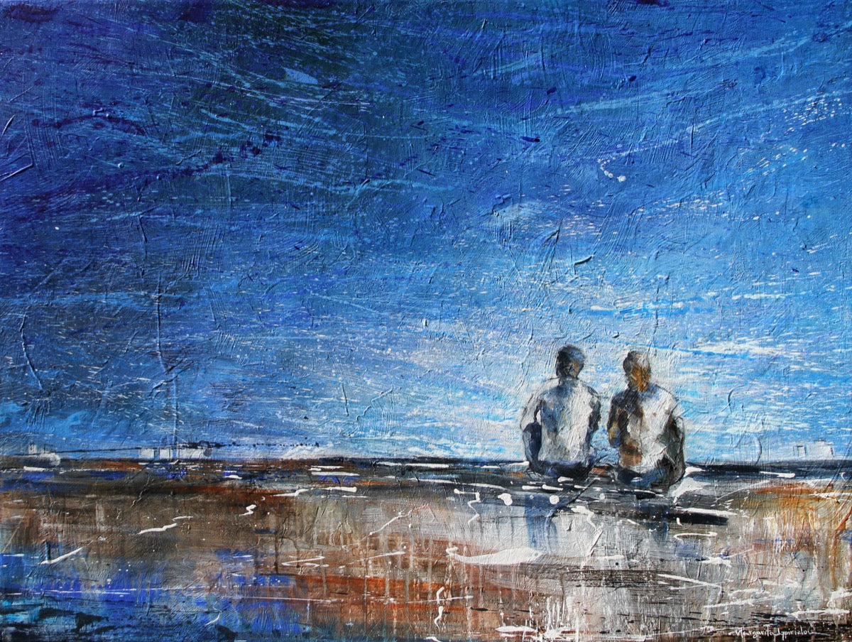 Contemplation <br>76.2x101.6x3.8 cm<br>40"x40"x1.5"