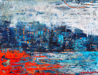 Cool Waves <br>30.5x40.5x4.4 cm<br>12”x16”x1.8"