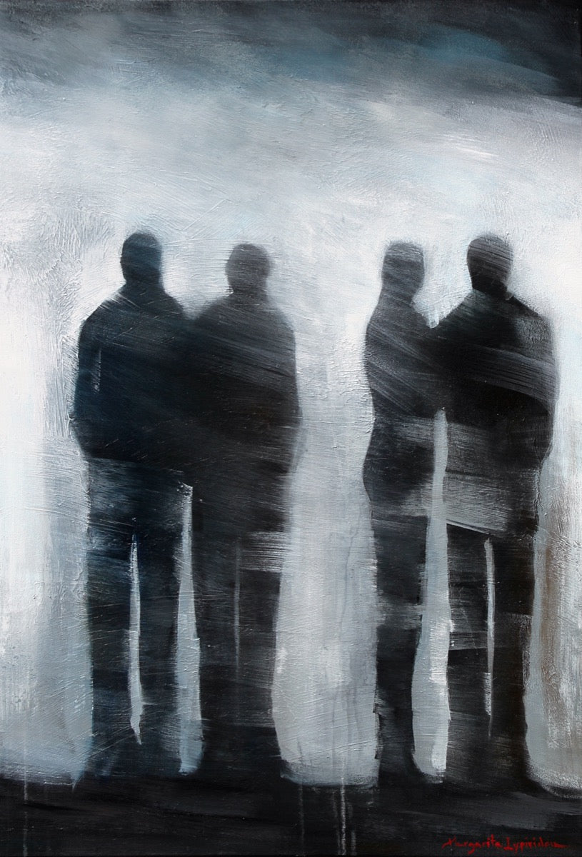 Deux couples <br>91.4x61x2 cm<br>36”x24”x0.8”