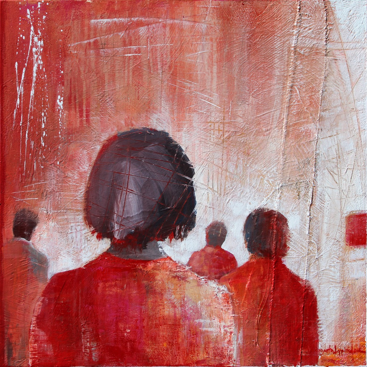 Dit mois une histoire <br>61x61x4 cm<br>24”x24”x1.6”