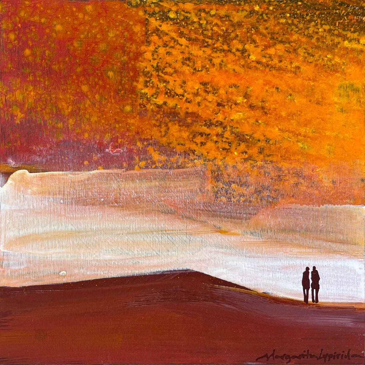 Earth Symphony <br>20x20x3 cm<br>8”x8"x1.2"