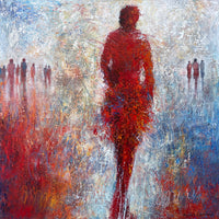 Elusive Figures <br>91.5x91.5x4 cm<br>36”x36"x1.6"