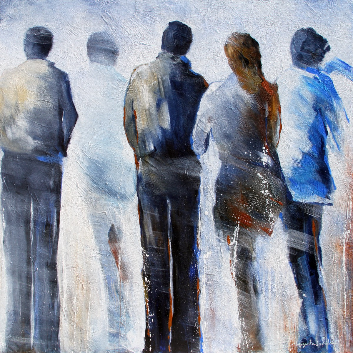 Entre nous <br>121.9x121.9x4 cm<br>48”x48”x1.6”
