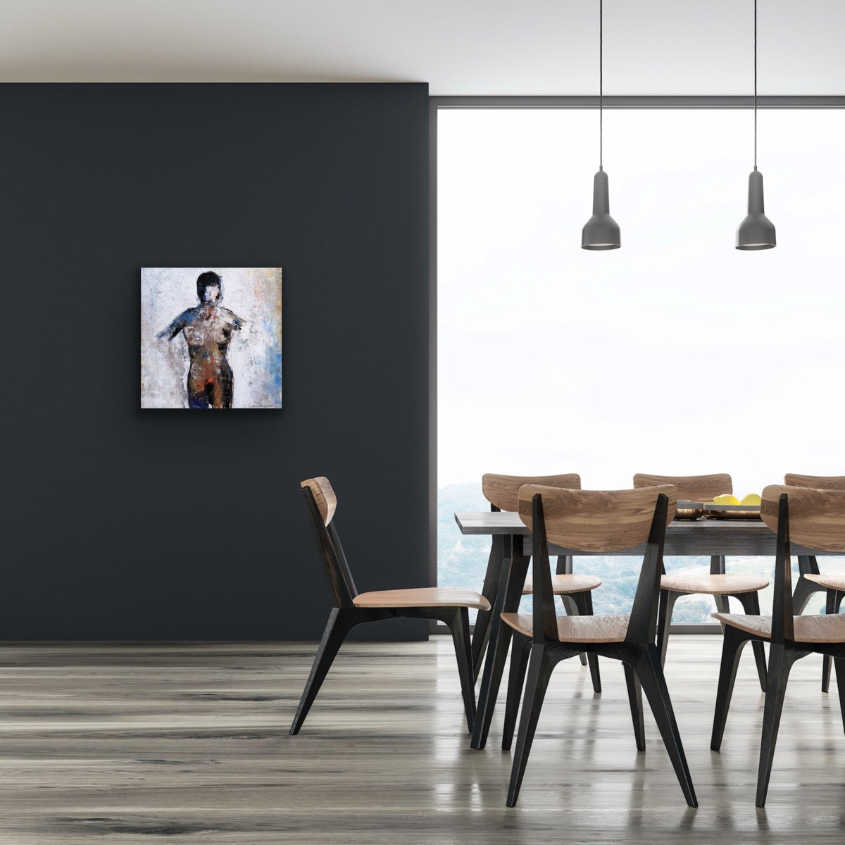 Esprit vivant <br>60.9x60.9x3.8 cm<br>24”x24”x1.5”